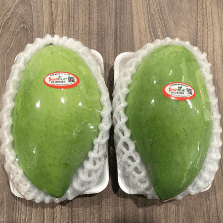 Fresh big green mango — 5