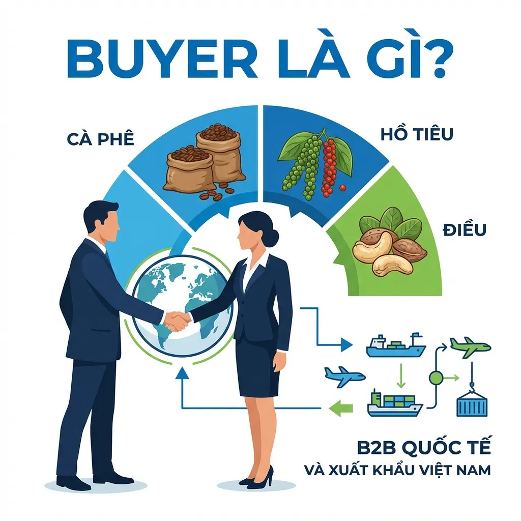 Buyer là gì - Định nghĩa buyer trong xuất khẩu quốc tế