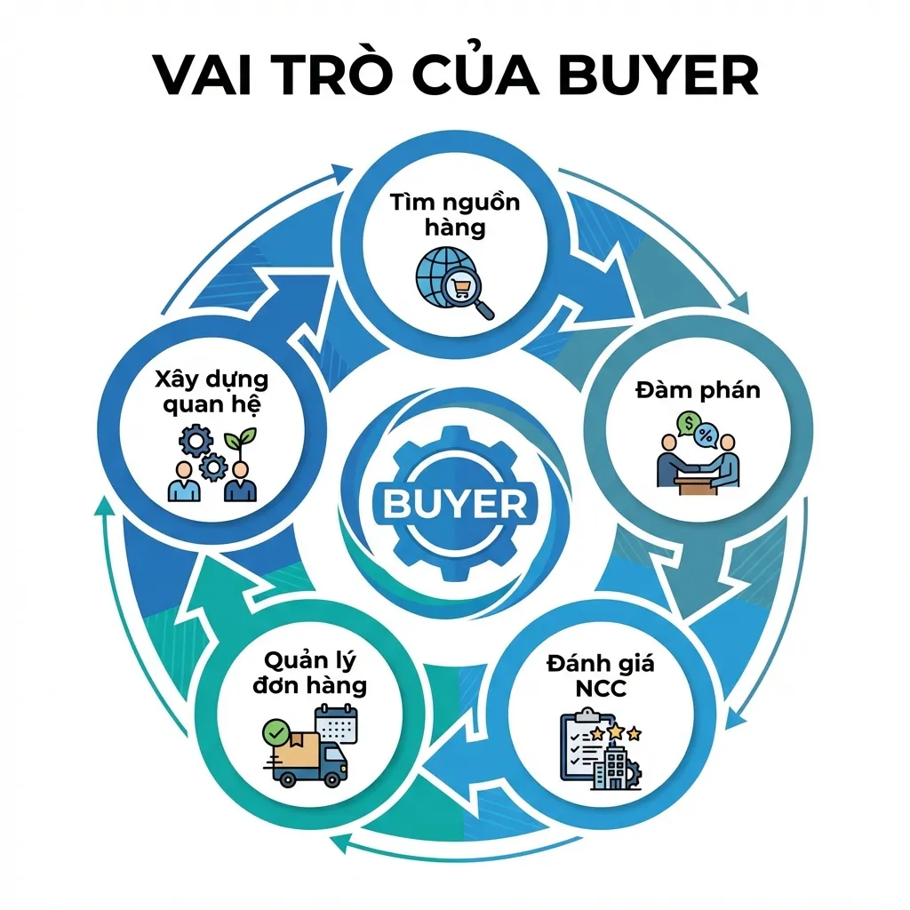 Buyer làm gì - Vai trò và công việc của buyer trong xuất khẩu