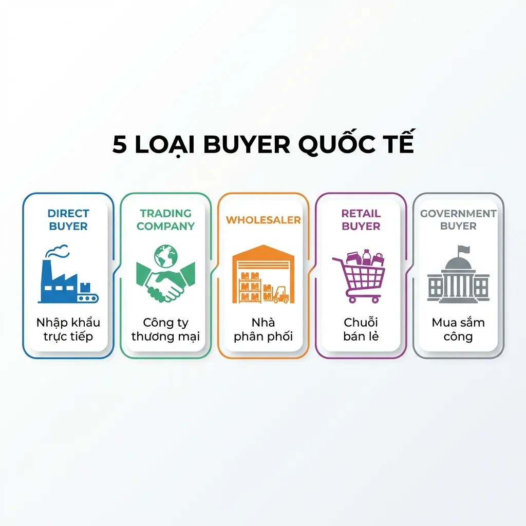 Phân loại 5 loại Buyer trong thương mại quốc tế