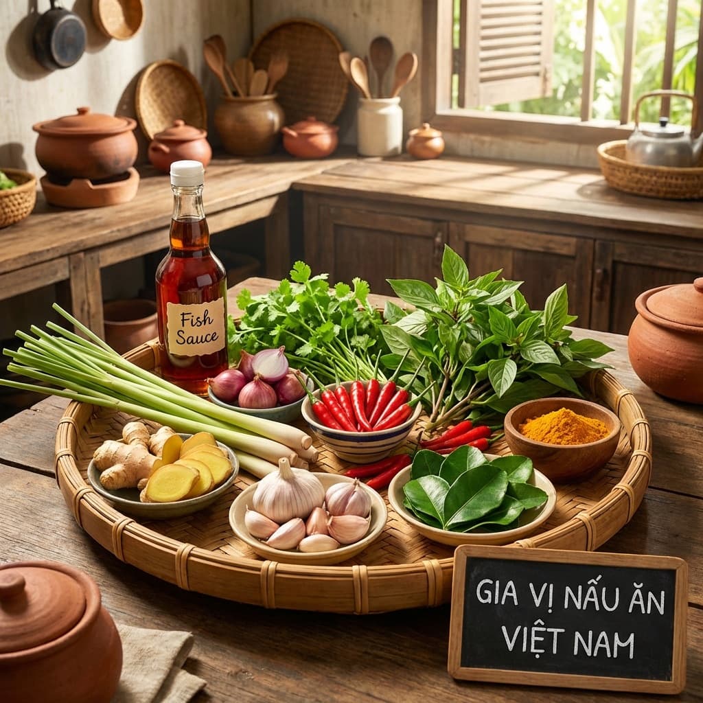Các loại gia vị nấu ăn Việt Nam