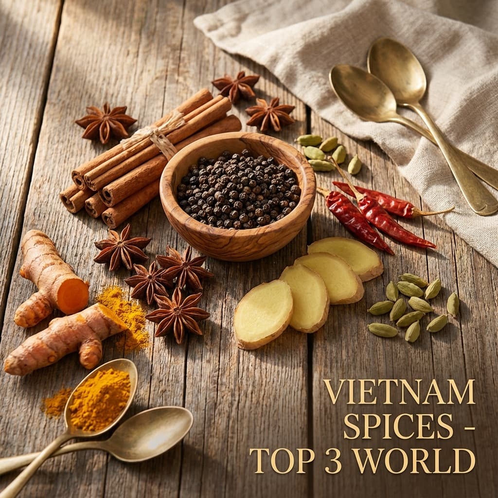 Gia vị Việt Nam - Top 3 thế giới xuất khẩu