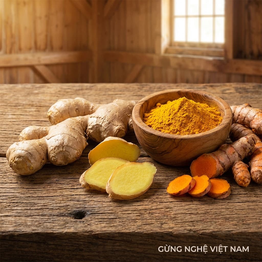 Gừng nghệ Việt Nam