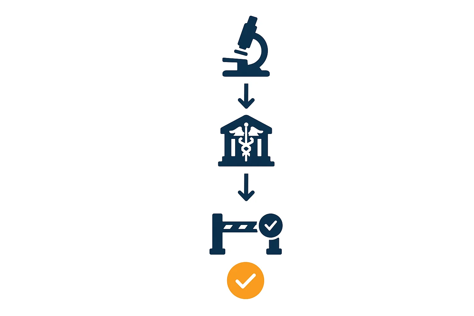 Quy trình cấp Health Certificate — nhà sản xuất, phòng kiểm nghiệm, Bộ Y tế, kiểm tra biên giới
