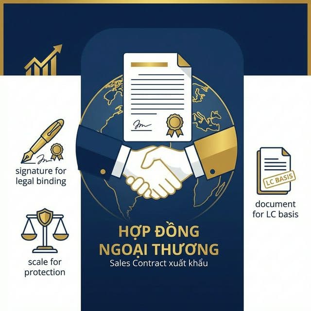 Hợp đồng ngoại thương - Sales Contract xuất nhập khẩu