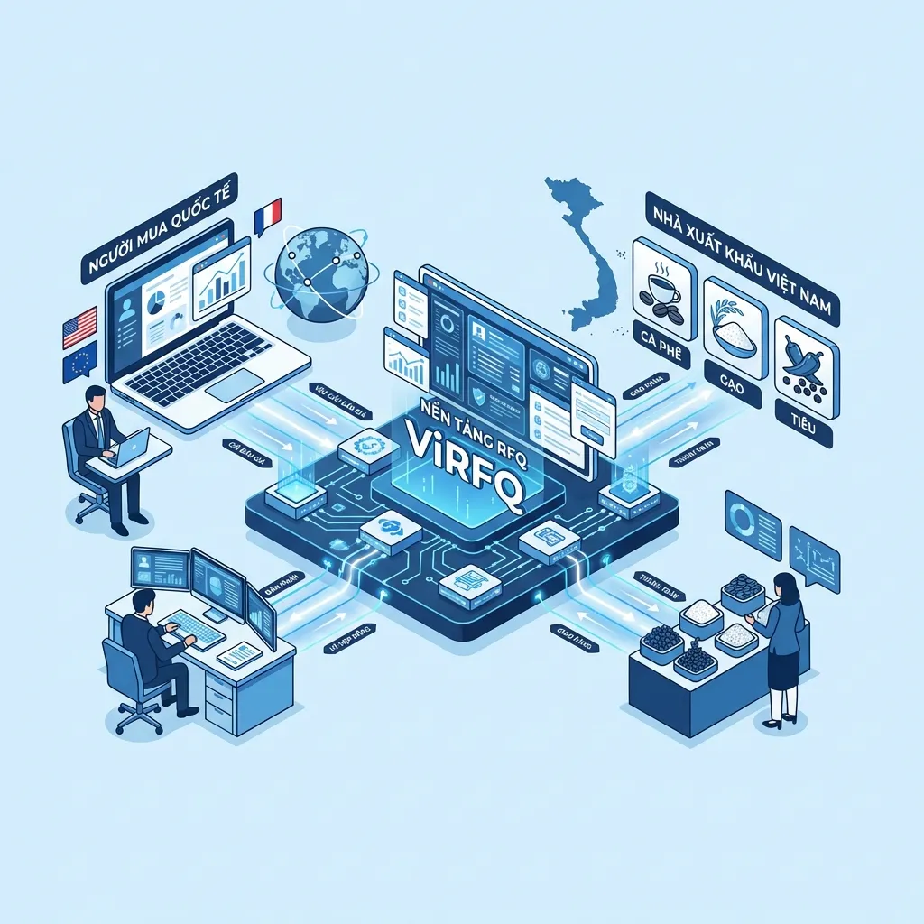 ViRFQ - Nền tảng RFQ cho nhà xuất khẩu nông sản Việt Nam
