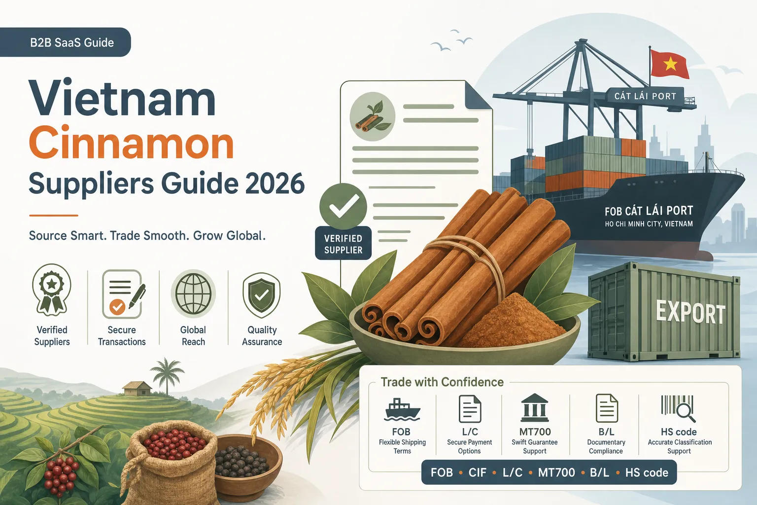 Vietnam Cinnamon Suppliers Guide 2026