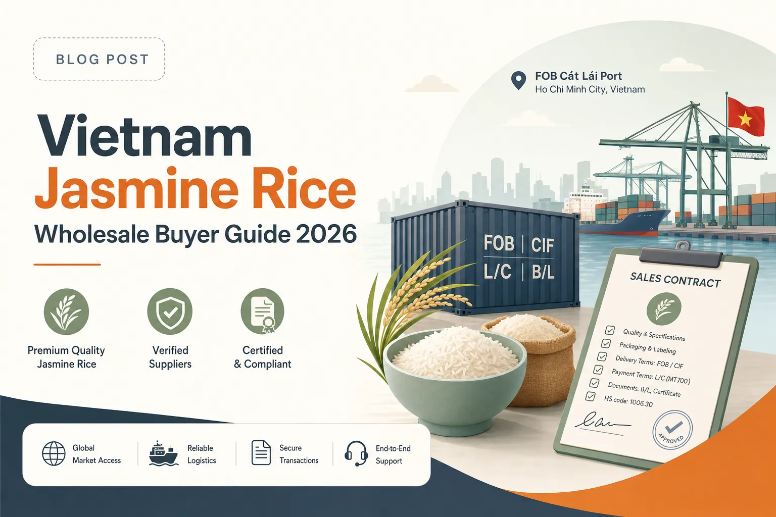 Vietnam Jasmine Rice Wholesale Buyer Guide 2026