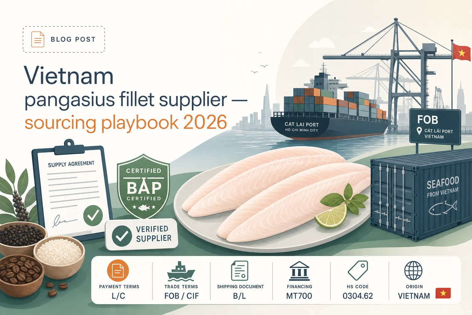 Vietnam pangasius fillet supplier — sourcing playbook 2026
