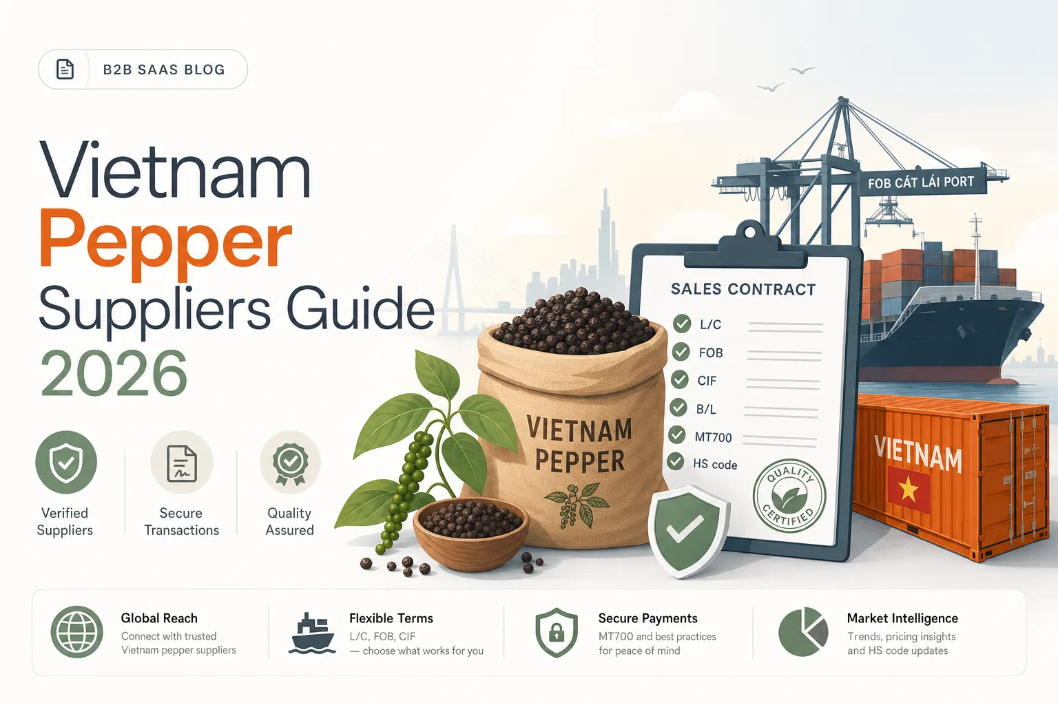 Vietnam Pepper Suppliers Guide 2026