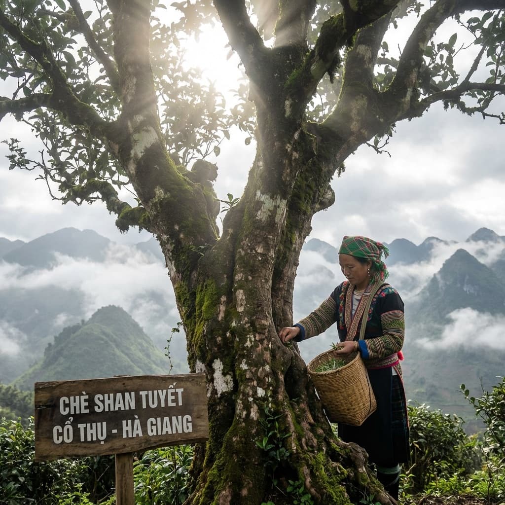 Chè shan tuyết cổ thụ Hà Giang