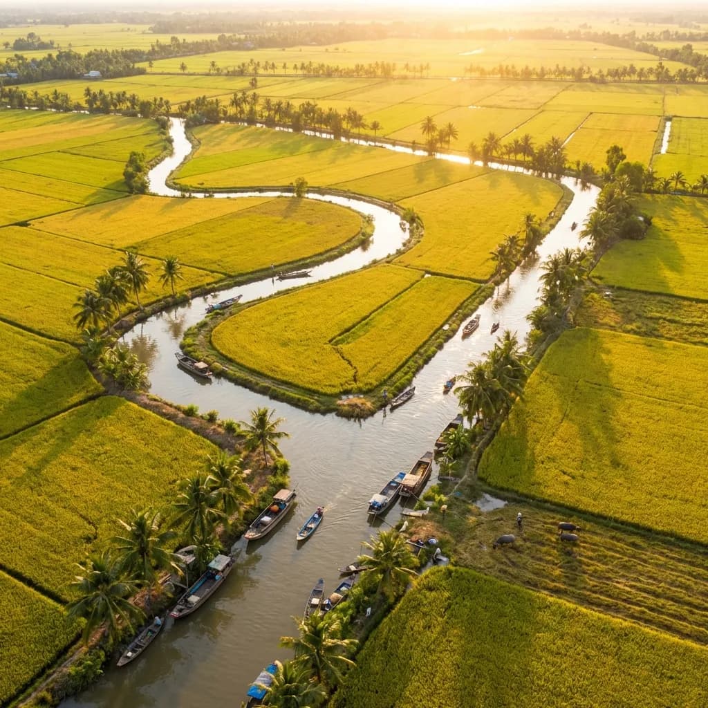 Đồng bằng sông Cửu Long - Vựa lúa Việt Nam
