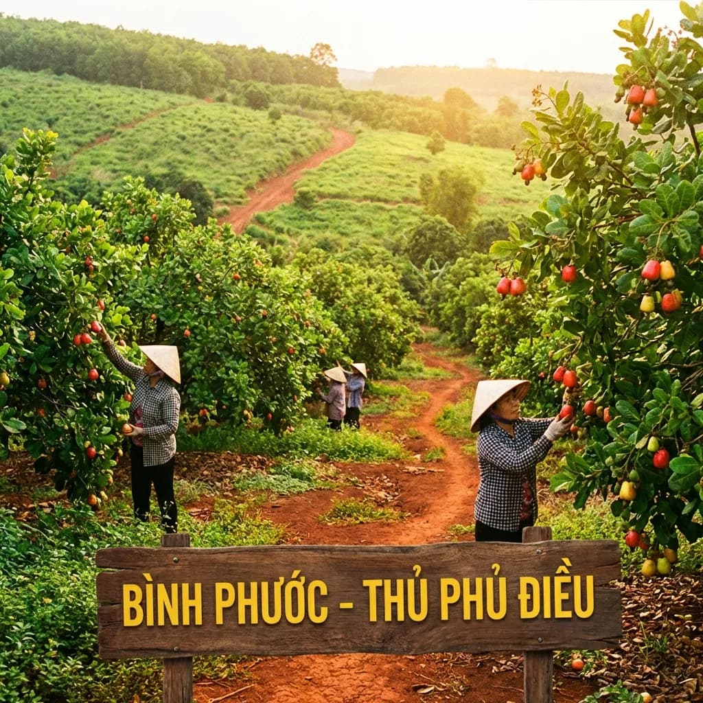 Vườn điều Bình Phước - Thủ phủ điều Việt Nam