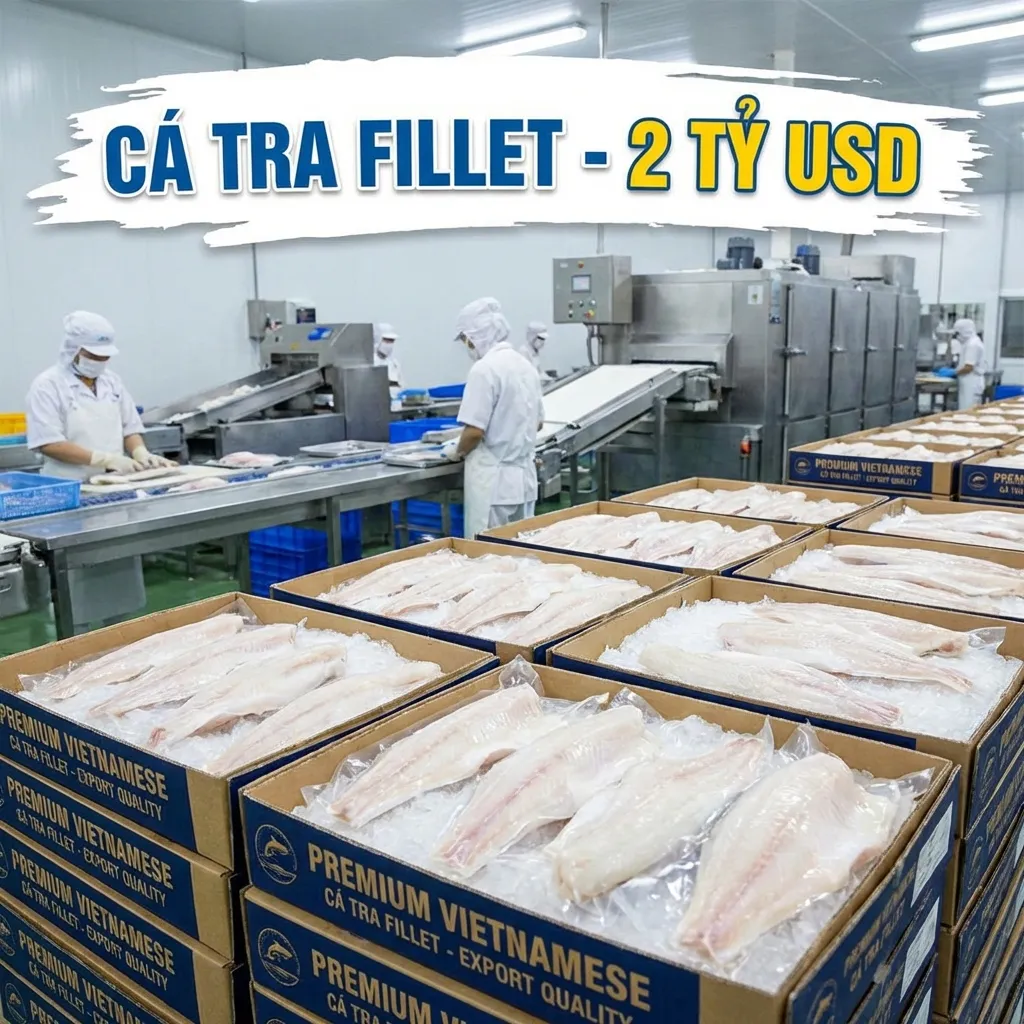 Cá tra fillet xuất khẩu - 2 tỷ USD