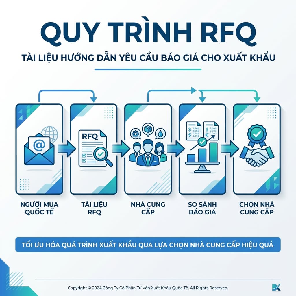 Quy trình RFQ từ người mua quốc tế đến nhà cung cấp Việt Nam