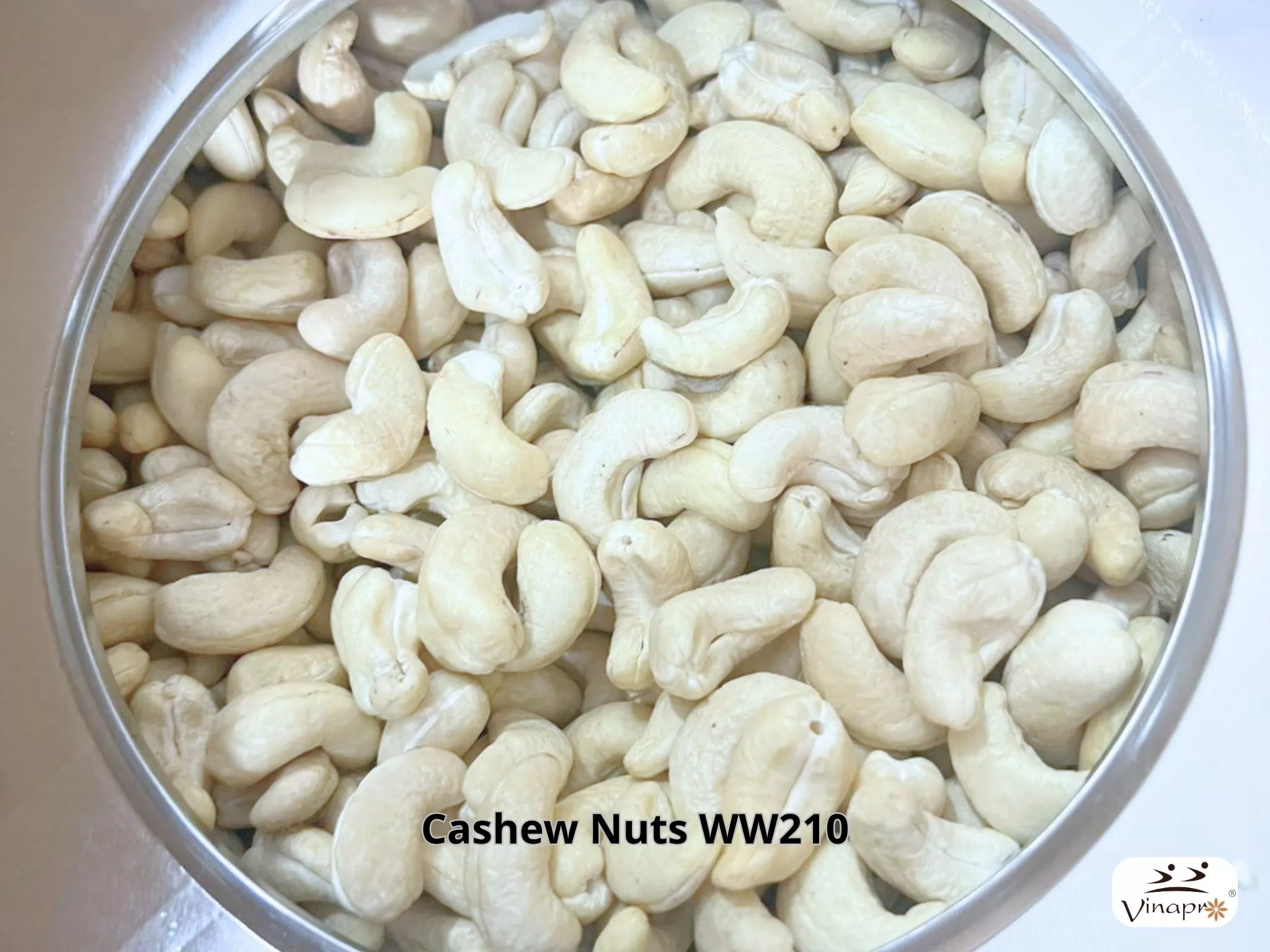 White Whole Cashew Nuts WW160, WW180, WW210