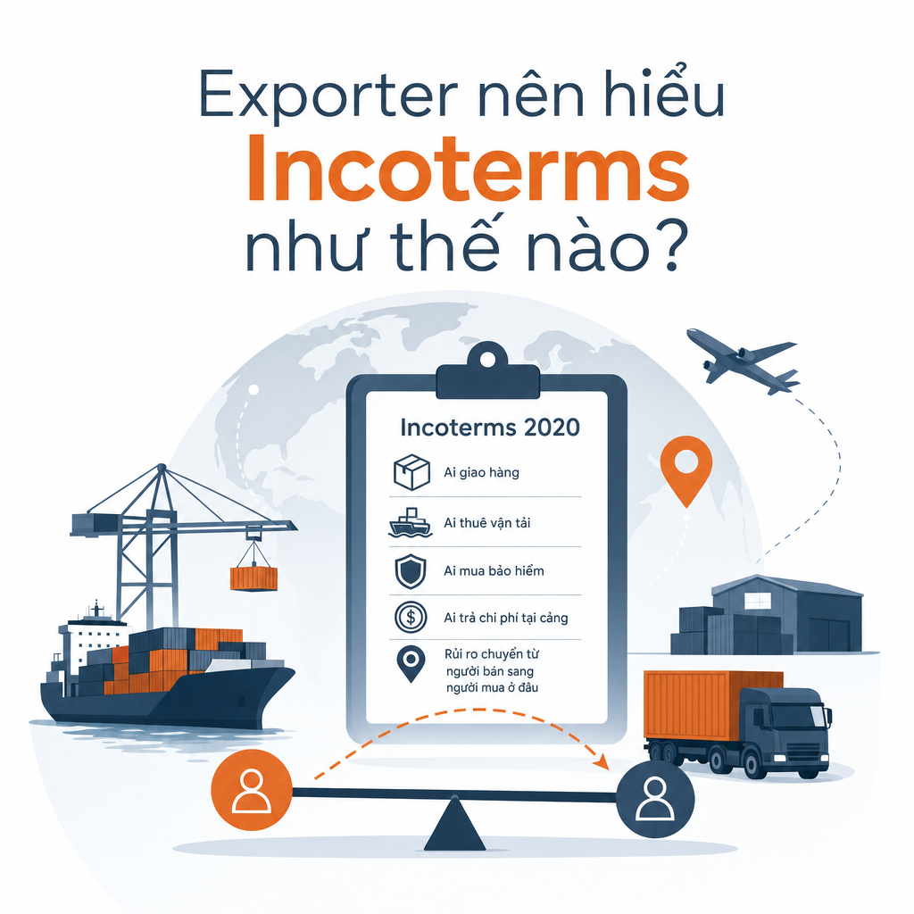 Exporter nên hiểu Incoterms như thế nào? — illustration